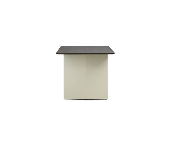 Panel Table 200x90cm Cream/Dark Brown | Mesas comedor | Normann Copenhagen