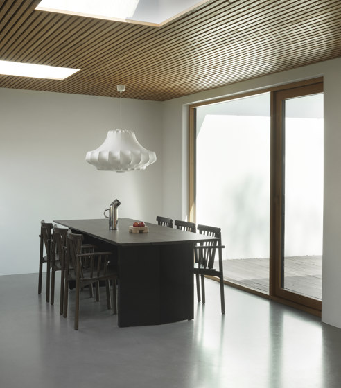 Panel Table 250x90cm Black/Dark Brown | Mesas comedor | Normann Copenhagen