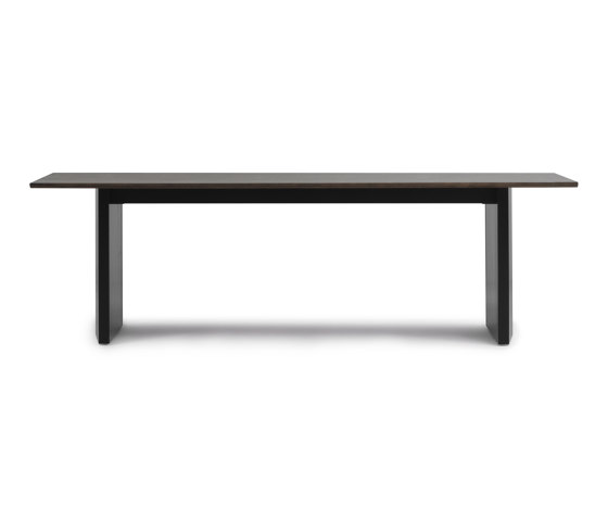 Panel Table 250x90cm Black/Dark Brown | Tavoli pranzo | Normann Copenhagen