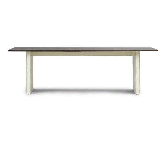 Panel Table 250x90cm Cream/Dark Brown | Mesas comedor | Normann Copenhagen