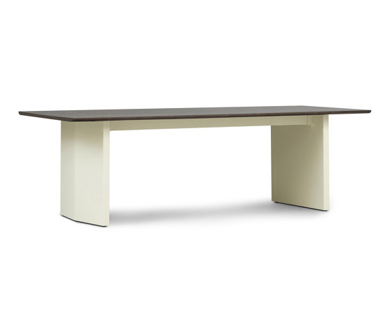 Panel Table 250x90cm Cream/Dark Brown | Mesas comedor | Normann Copenhagen