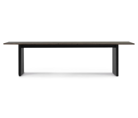 Panel Table 300x90cm Black/Dark Brown | Tables de repas | Normann Copenhagen