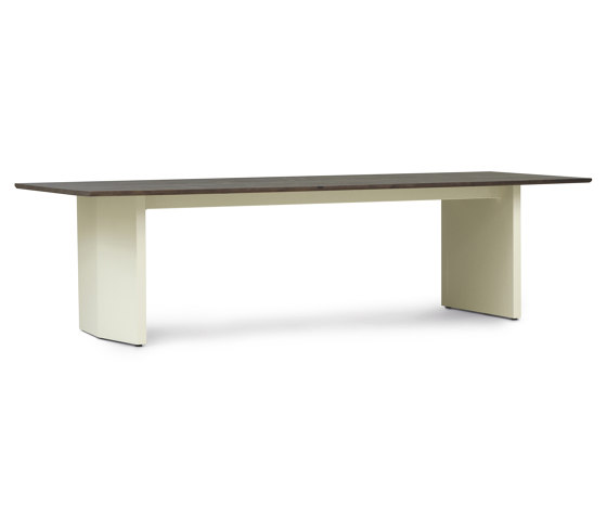 Panel Table 300x90cm Cream/Dark Brown | Tables de repas | Normann Copenhagen