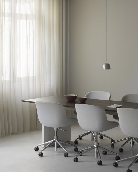 Panel Table 300x90cm Cream/Dark Brown | Tavoli pranzo | Normann Copenhagen