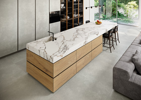 Calacata Vaglie | White - COVERLAM TOP | Ceramic tiles | Grespania Ceramica