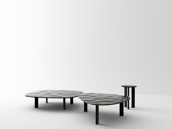 Marea Petites Tables - Verre Cuit Fumè | Tables basses | ARFLEX