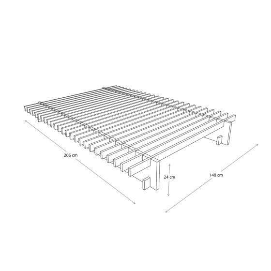 Jakiko Futon Bed | Bedframes | Andreas Janson