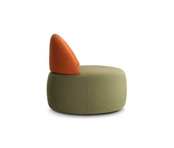 INCYCLE, Pouf with backrest | Sillones | Girsberger