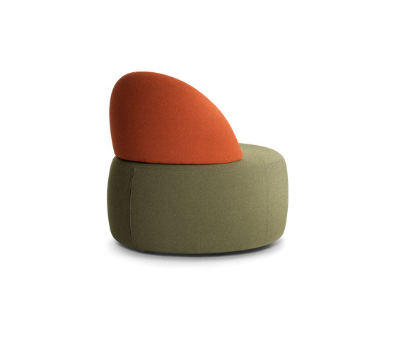 INCYCLE, Pouf with backrest | Armchairs | Girsberger