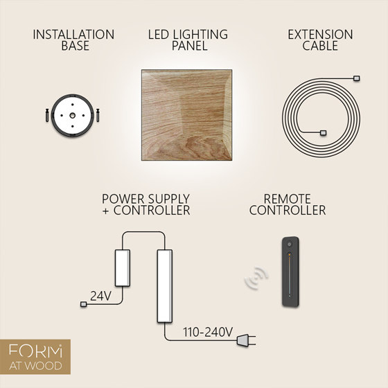 Lighting Panels | Holz Fliesen | Form at Wood