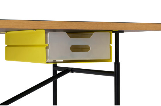 Atlas | Container, 1 compartment | sulfur yellow RAL 1016 | Organiseurs bureau | Magazin®