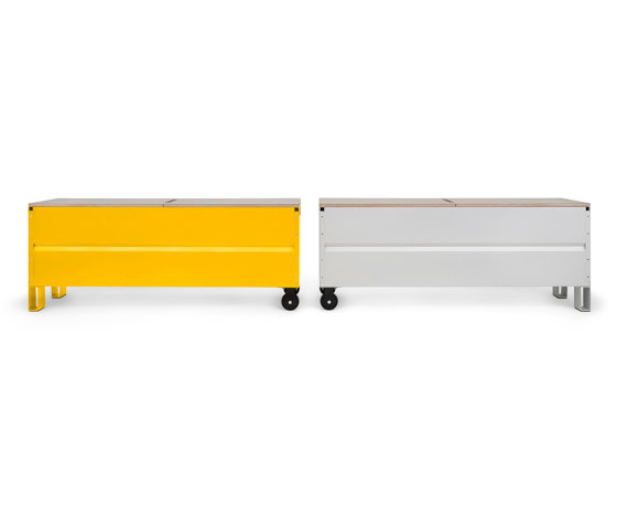 CMB-5143 | Chest Bench, traffic yellow RAL 1023 | Benches | Magazin®