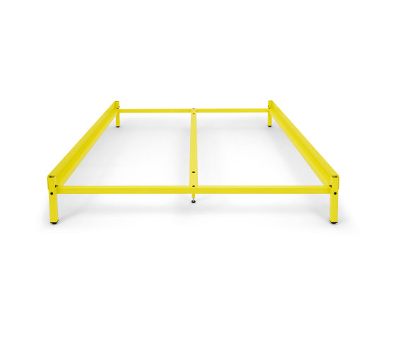 Erik | bed, 160 x 200 cm, RAL 1016 sulphur yellow | Bedframes | Magazin®