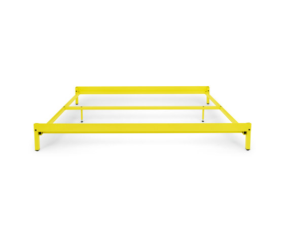 Erik | bed, 160 x 200 cm, RAL 1016 sulphur yellow | Sommiers / Cadres de lit | Magazin®