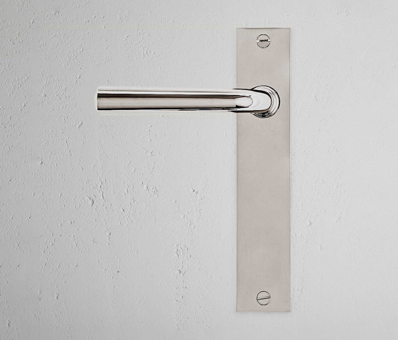 Apsley Maniglia per porta fissa su placca lunga | Maniglie porta | Corston Architectural Detail