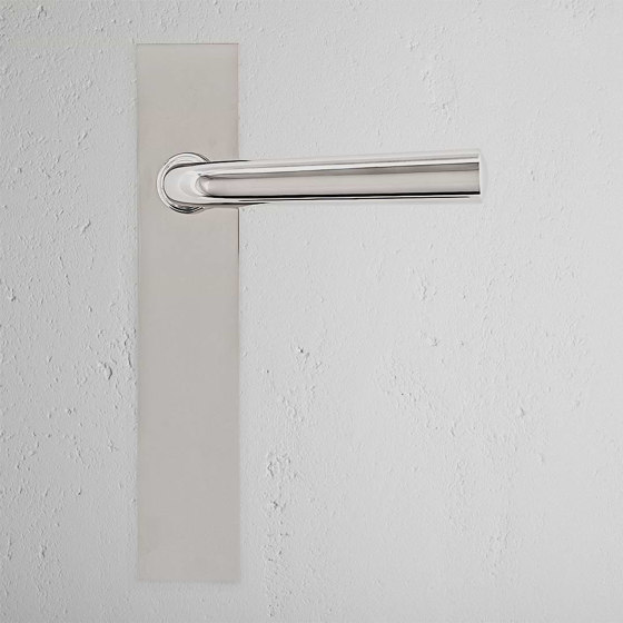 Apsley Long Plate Fixed Door Handle | Lever handles | Corston Architectural Detail