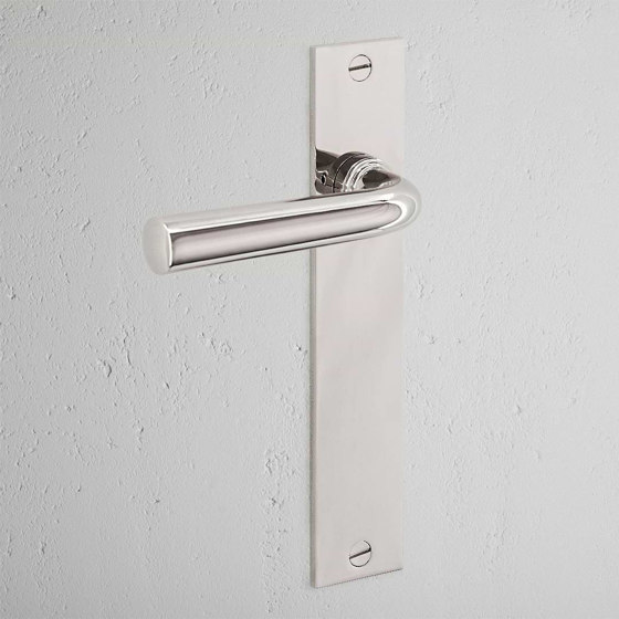 Apsley Long Plate Fixed Door Handle | Lever handles | Corston Architectural Detail