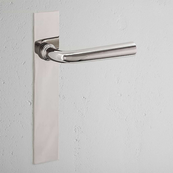 Apsley Long Plate Fixed Door Handle | Lever handles | Corston Architectural Detail