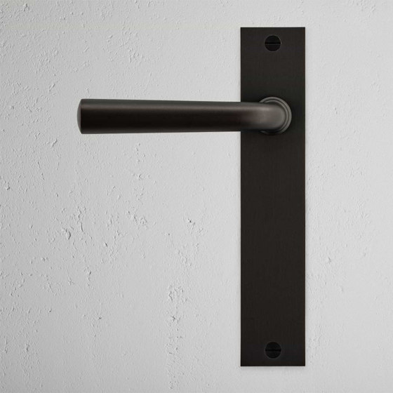 Apsley Long Plate Fixed Door Handle | Lever handles | Corston Architectural Detail