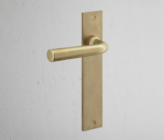 Apsley Long Plate Sprung Door Handle | Lever handles | Corston Architectural Detail