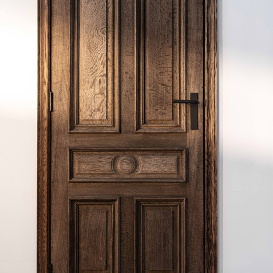 Apsley Long Plate Sprung Door Handle | Lever handles | Corston Architectural Detail