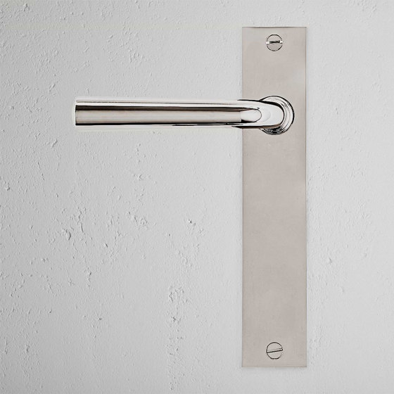 Apsley Long Plate Sprung Door Handle | Lever handles | Corston Architectural Detail