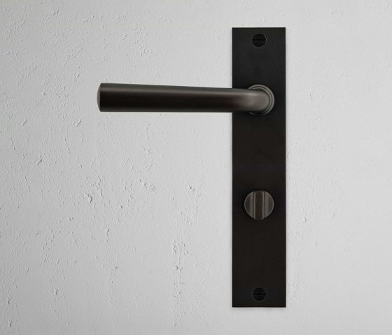 Apsley Long Plate Sprung Door Handle & Thumbturn | Lever handles | Corston Architectural Detail