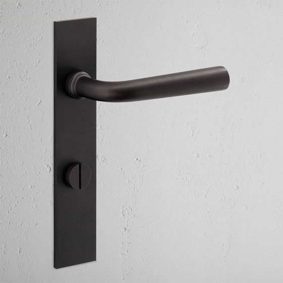 Apsley Long Plate Sprung Door Handle & Thumbturn | Lever handles | Corston Architectural Detail