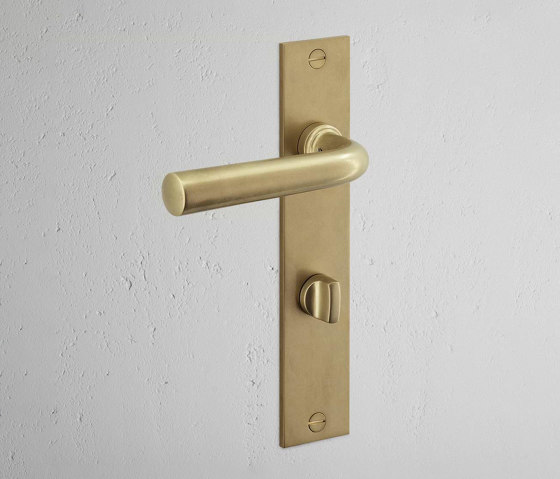 Apsley Long Plate Sprung Door Handle & Thumbturn | Lever handles | Corston Architectural Detail