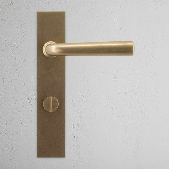 Apsley Long Plate Sprung Door Handle & Thumbturn | Lever handles | Corston Architectural Detail