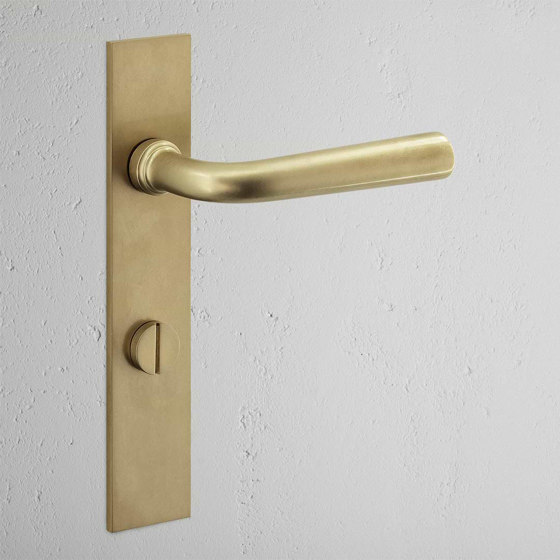 Apsley Long Plate Sprung Door Handle & Thumbturn | Lever handles | Corston Architectural Detail