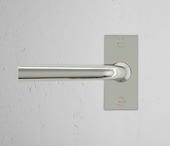 Apsley Short Plate Sprung Door Handle | Lever handles | Corston Architectural Detail