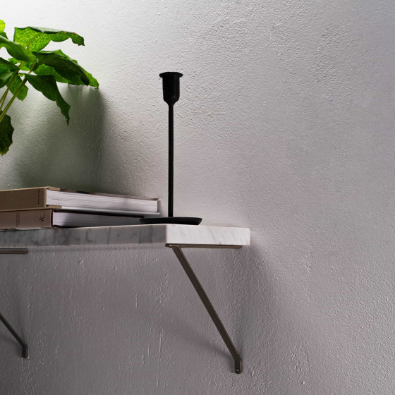 Brixton Shelf Bracket 200mm | Furniture glass shelf brackets | Corston Architectural Detail