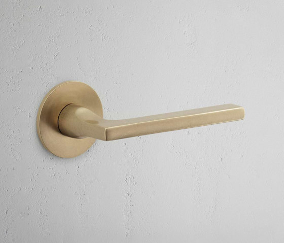 Clayton Flush Rose Fixed Door Handle | Lever handles | Corston Architectural Detail