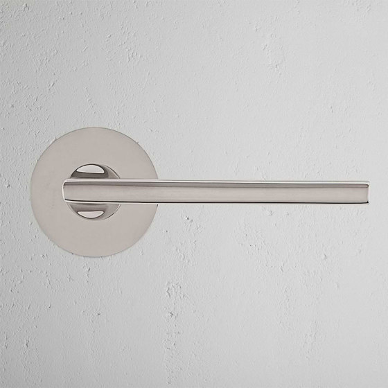 Clayton Maniglia per porta fissa su rosa incassata | Maniglie porta | Corston Architectural Detail