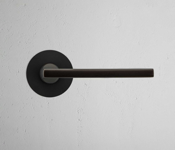 Clayton Flush Rose Fixed Door Handle | Lever handles | Corston Architectural Detail