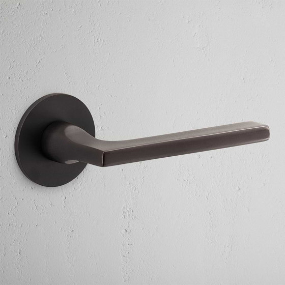 Clayton Flush Rose Fixed Door Handle | Lever handles | Corston Architectural Detail