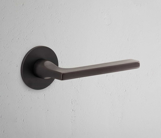 Clayton Flush Rose Sprung Door Handle | Lever handles | Corston Architectural Detail