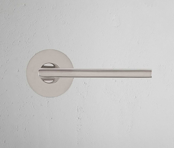 Clayton Flush Rose Sprung Door Handle | Lever handles | Corston Architectural Detail