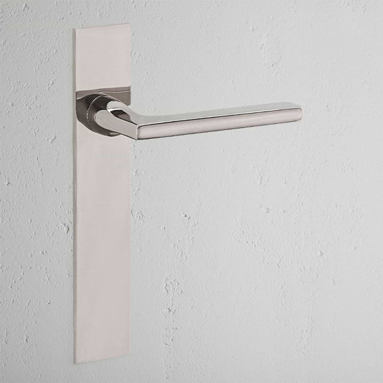 Clayton Long Plate Fixed Door Handle | Lever handles | Corston Architectural Detail