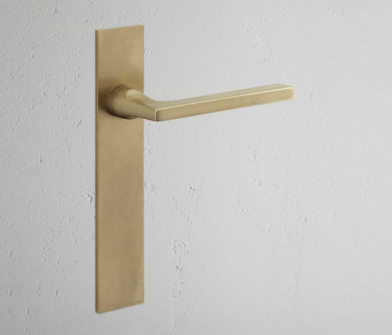 Clayton Long Plate Sprung Door Handle | Lever handles | Corston Architectural Detail