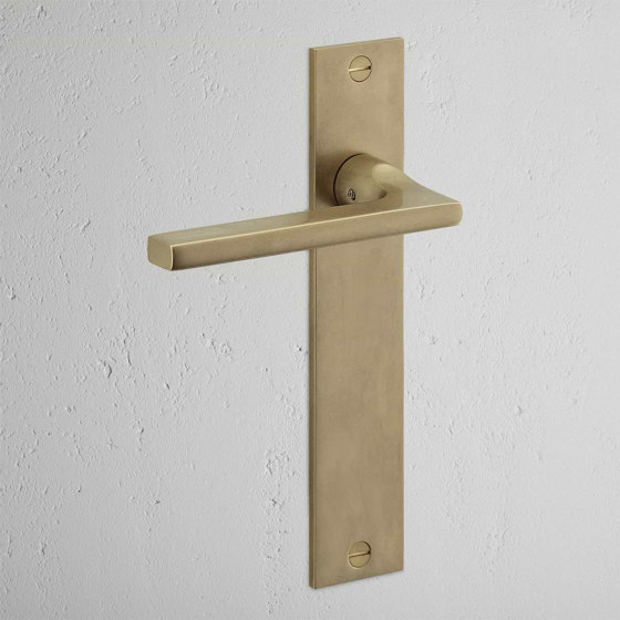 Clayton Long Plate Sprung Door Handle | Lever handles | Corston Architectural Detail