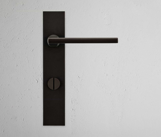 Clayton Long Plate Sprung Door Handle & Thumbturn | Lever handles | Corston Architectural Detail