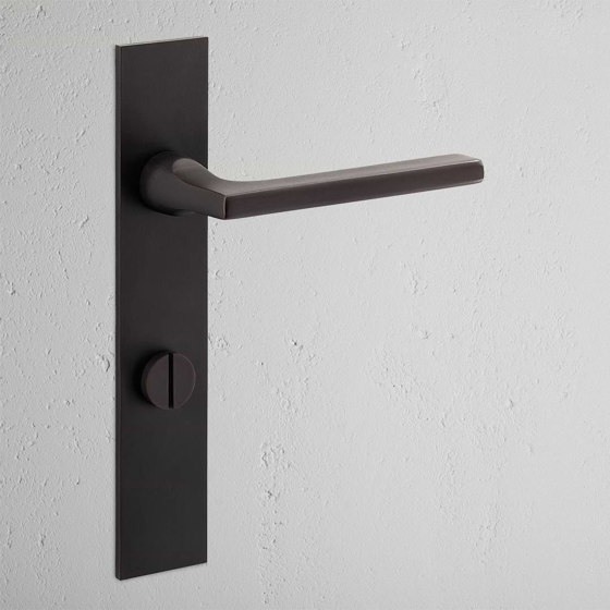 Clayton Long Plate Sprung Door Handle & Thumbturn | Lever handles | Corston Architectural Detail