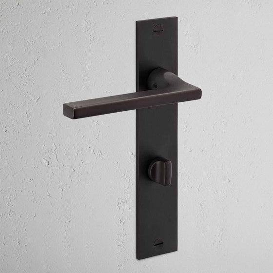 Clayton Long Plate Sprung Door Handle & Thumbturn | Lever handles | Corston Architectural Detail