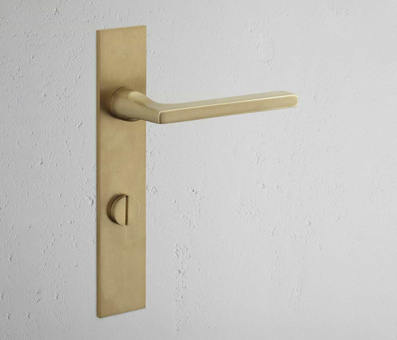 Clayton Long Plate Sprung Door Handle & Thumbturn | Lever handles | Corston Architectural Detail