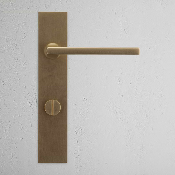 Clayton Long Plate Sprung Door Handle & Thumbturn | Lever handles | Corston Architectural Detail