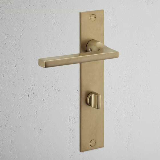 Clayton Long Plate Sprung Door Handle & Thumbturn | Lever handles | Corston Architectural Detail