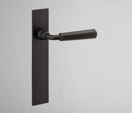 Digby Long Plate Fixed Door Handle | Lever handles | Corston Architectural Detail