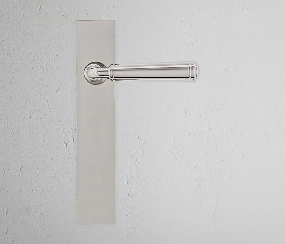 Digby Long Plate Fixed Door Handle | Lever handles | Corston Architectural Detail